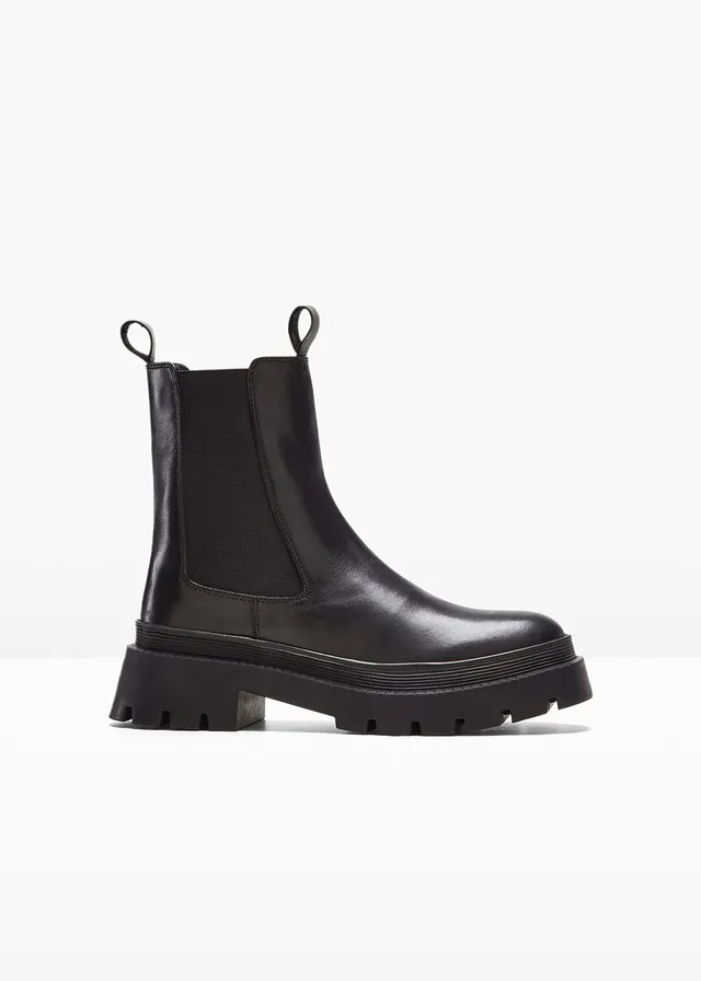 Botine Chelsea din piele