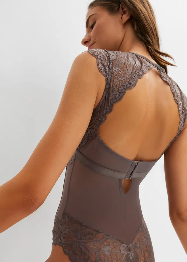 Body-string avec une dentelle délicate • gris ardoise • product-page.page-title-suffix