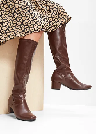 Bottes, Couleur: marron foncé