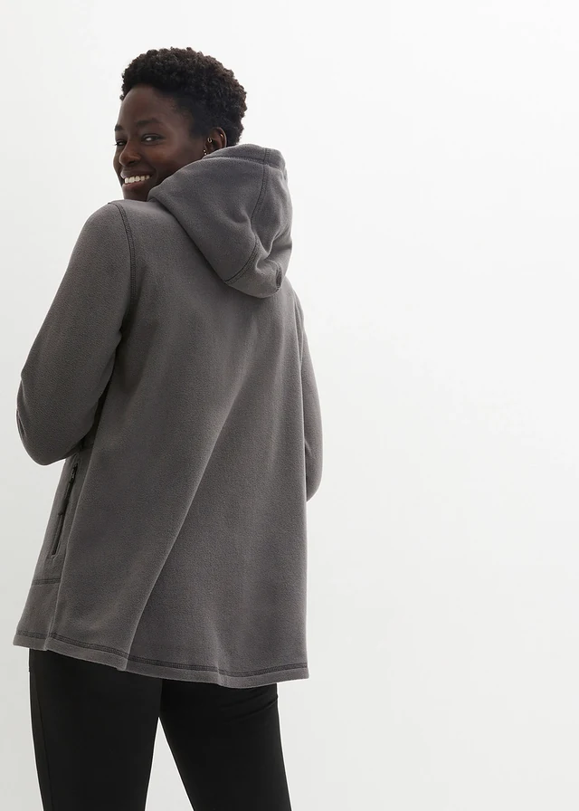 Fleece vest met ritszakken • leisteengrijs • product-page.page-title-suffix