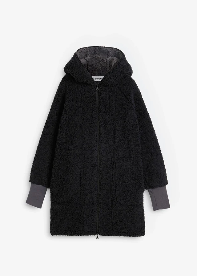 Teddy fleece vest, oversized