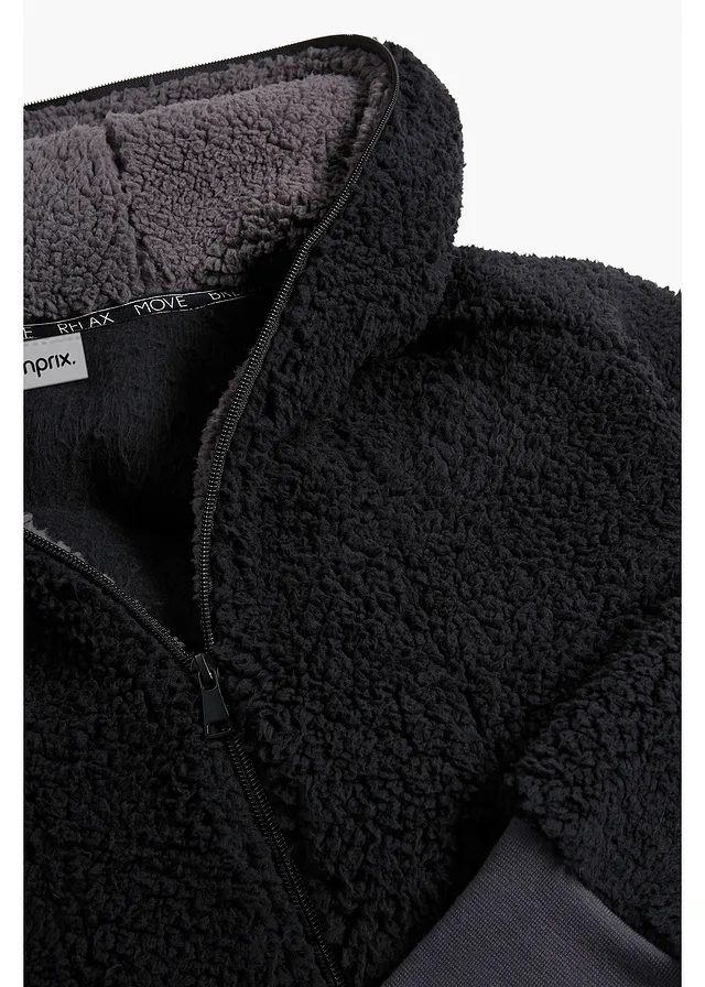 Veste en sherpa • noir • product-page.page-title-suffix