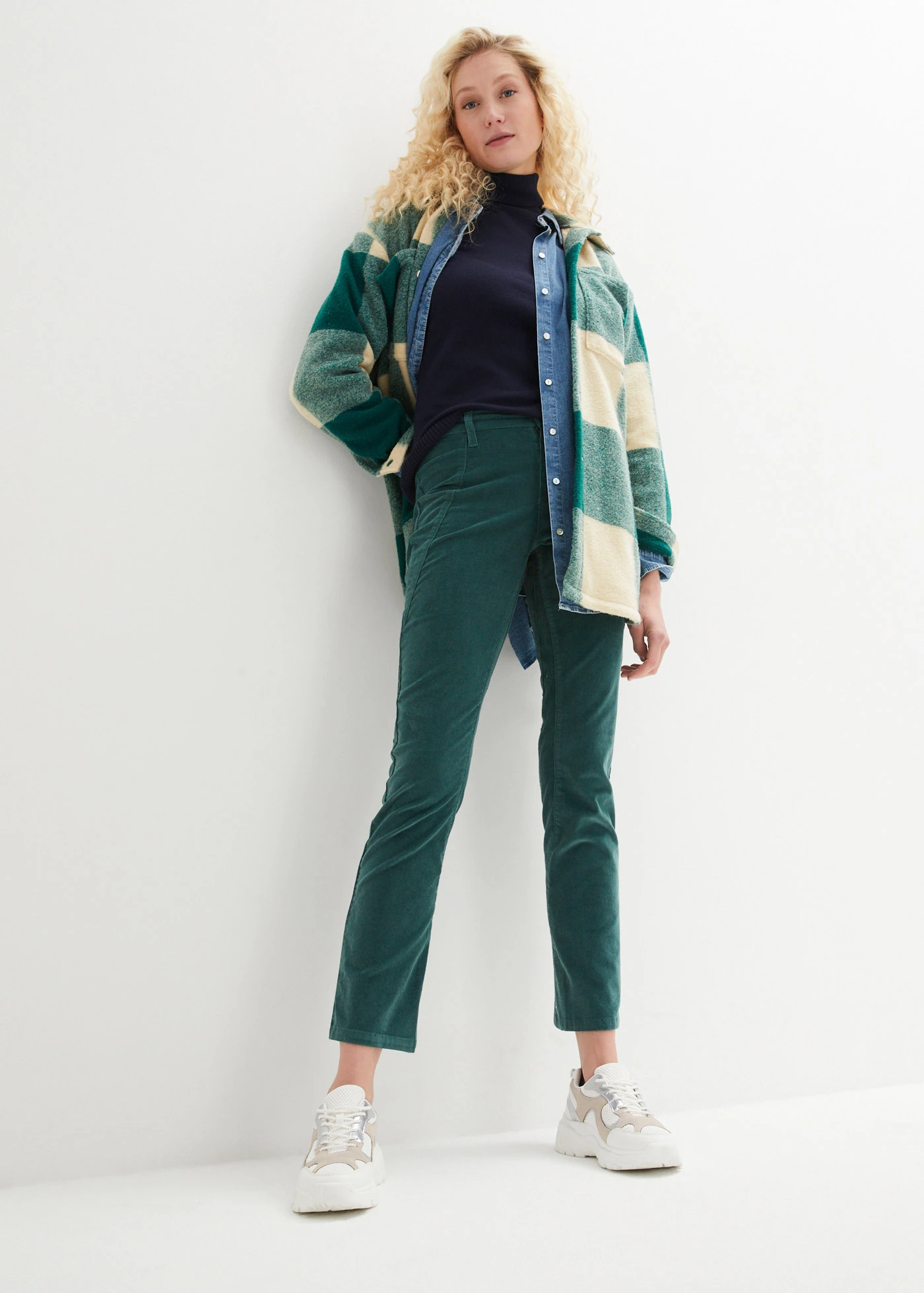 Coltrui met korte mouwen • donkerblauw • bonprix online shop