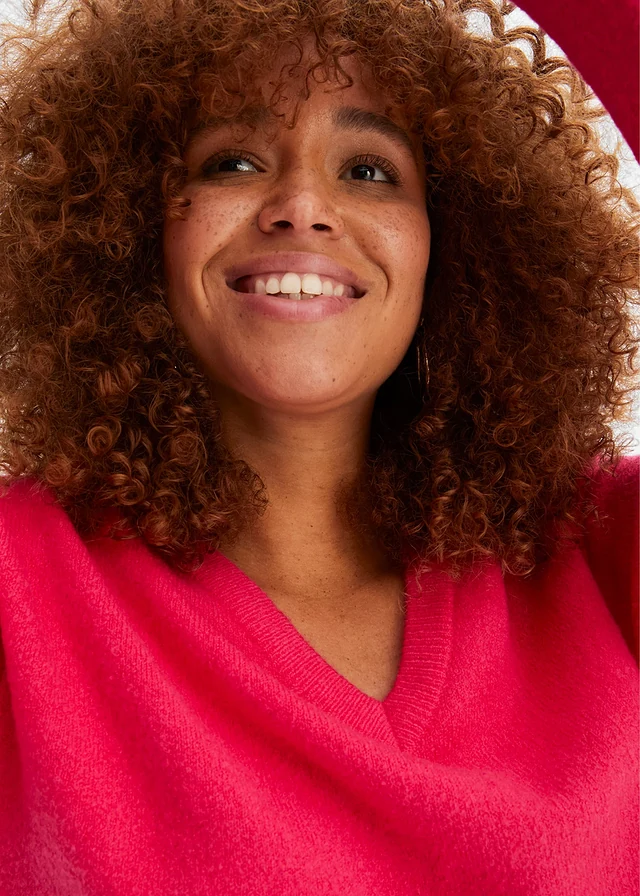 Pull en maille oversize • fuchsia foncé • product-page.page-title-suffix