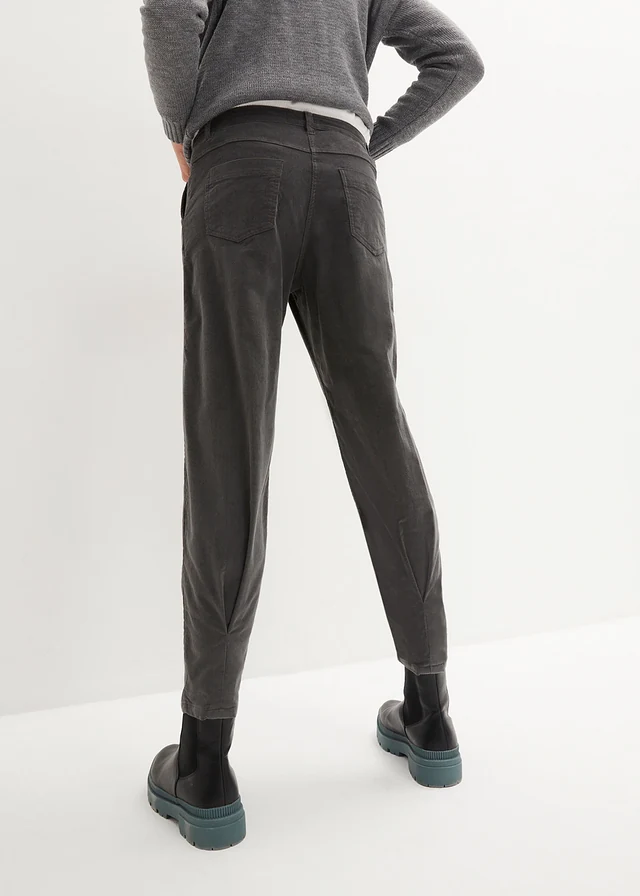 Pantalon en velours côtelé, Balloon Fit • gris foncé • product-page.page-title-suffix