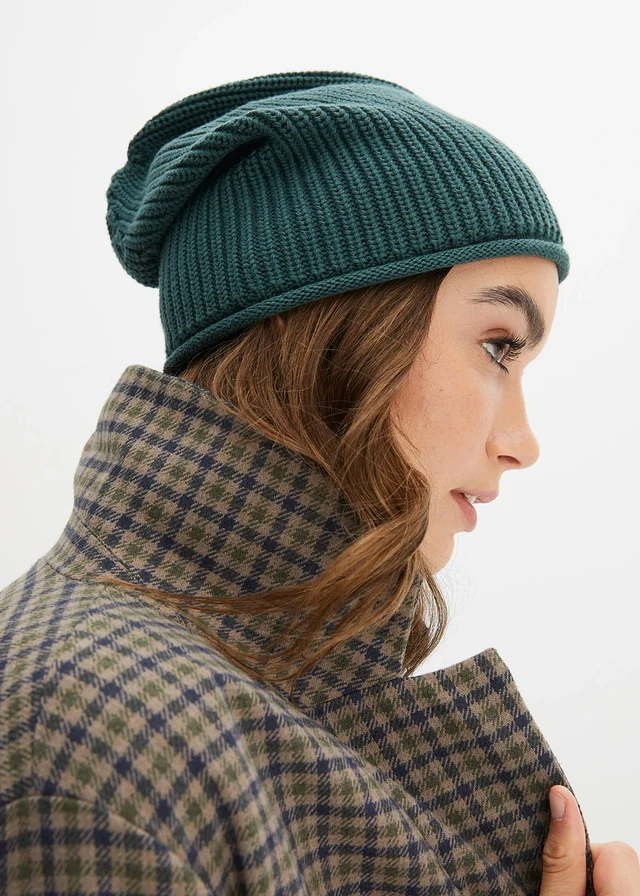 Bonnet 100% coton • vert mat • product-page.page-title-suffix