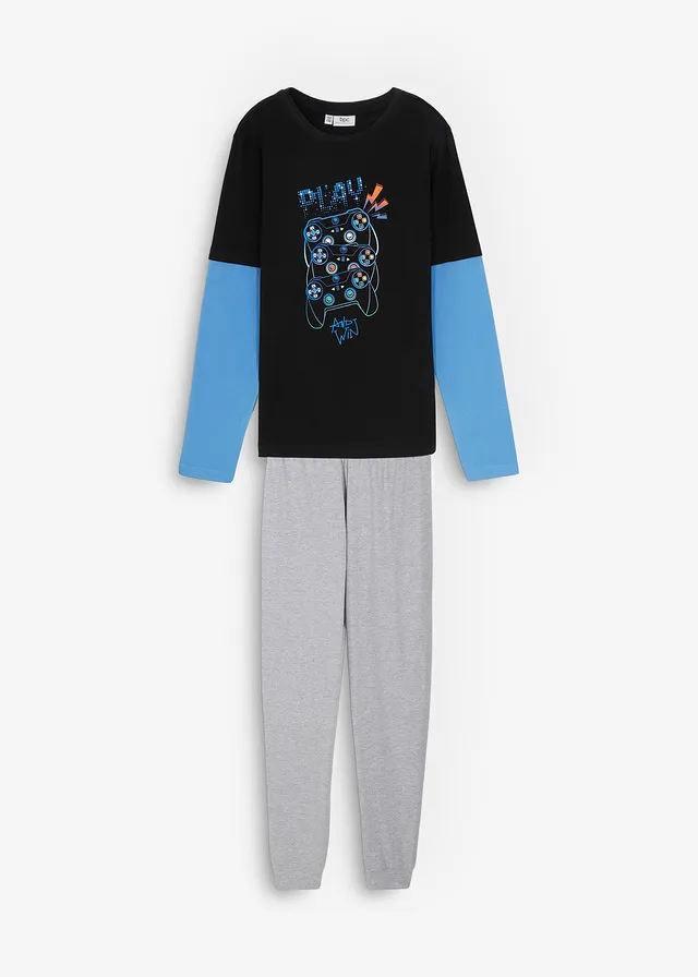 &quot;Pijama băieţi &quot;&quot;2în1&quot;&quot; cu bumbac bio (2piese)&quot;