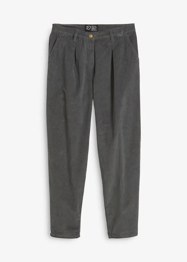 Pantaloni raiaţi tip balon, cu bumbac bio