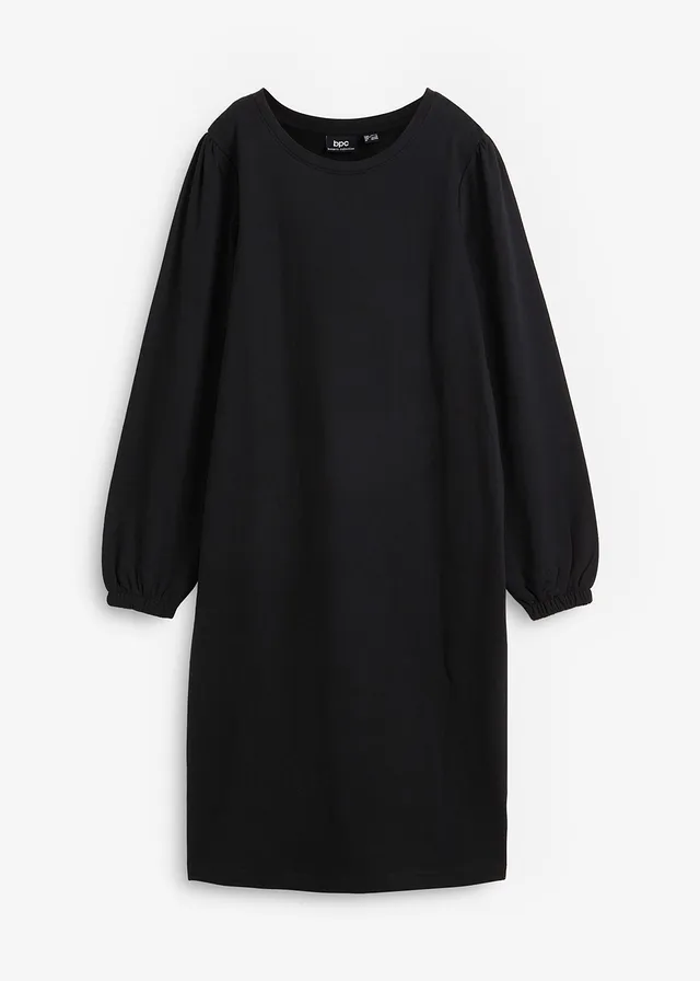 Rochie casual cu mâneci balon şi şliţuri