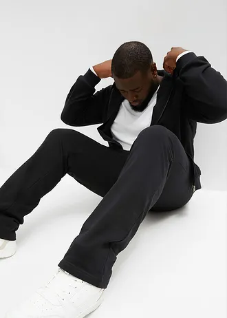 Joggingbroek met handige ritszakken • donkerblauw plus size • bonprix online shop