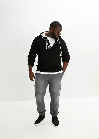 Hoodie, Kleur: zwart