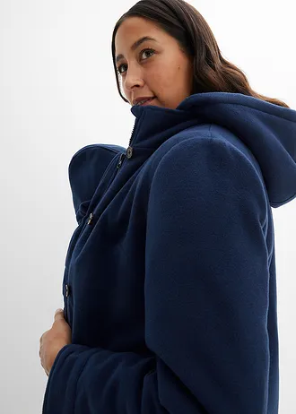 Lange zwangerschapsjas • donkerblauw • bonprix online shop