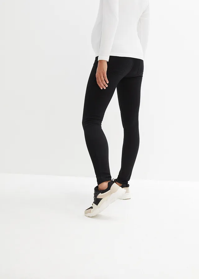 Jegging thermique de grossesse, Couleur: noir denim