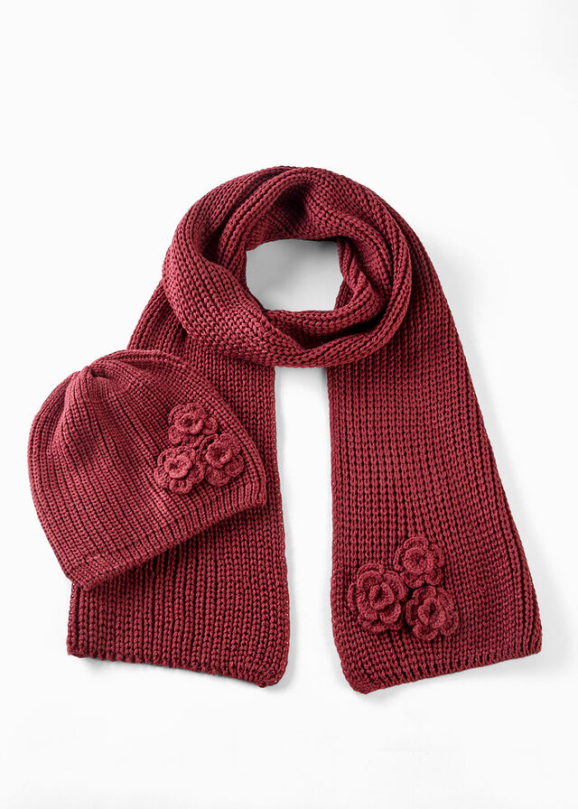 Szal + czapka (2 części) - Bonprix