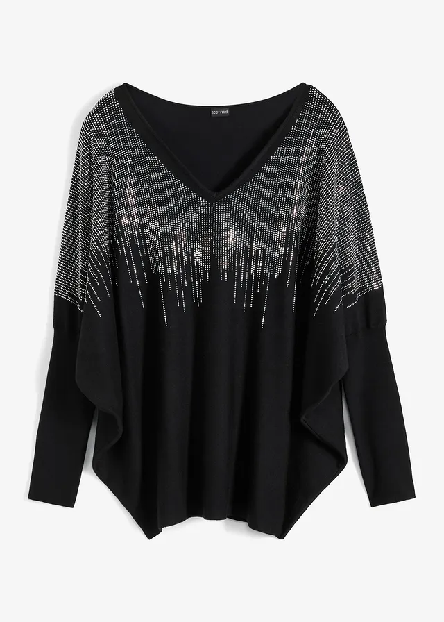 Pulover cu strass-uri