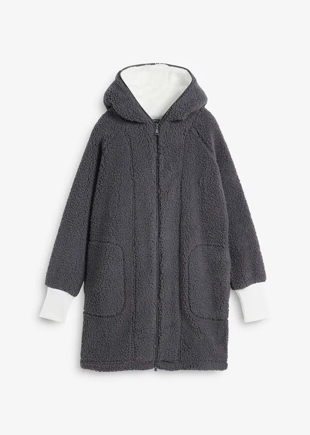 Teddy fleece vest, oversized
