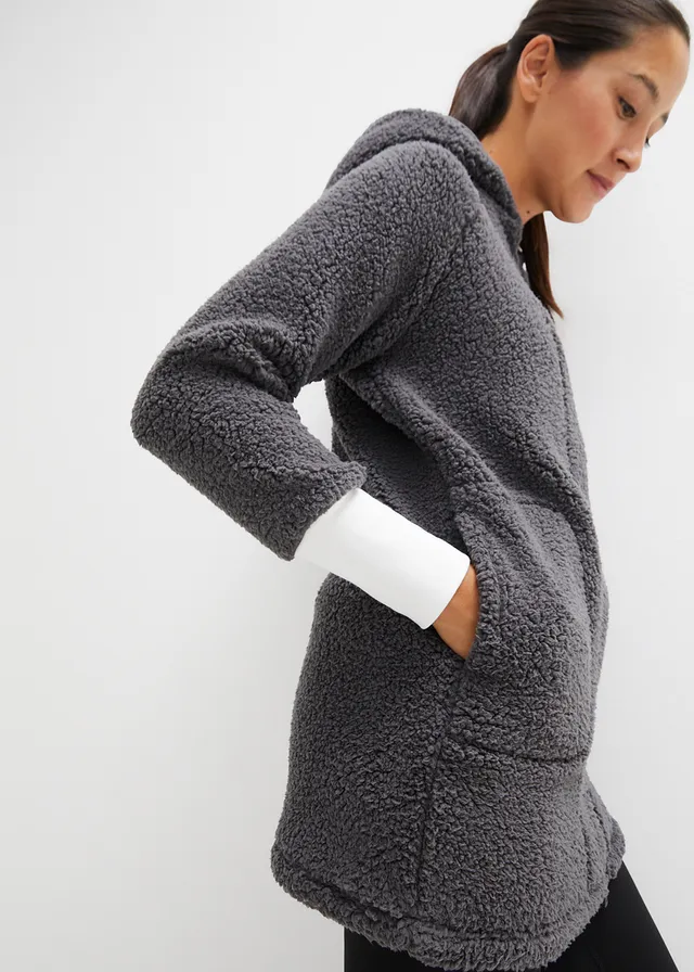 Veste en sherpa • gris ardoise • product-page.page-title-suffix
