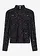 Aansluitend longsleeve met kant, Kleur: zwart