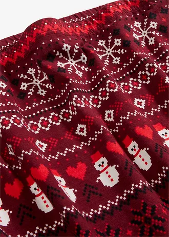 Minisukně s norským vzorem, ze směsi bavlny a elastanu • javorově červeno-jahodovo-černo-přírodní bílá s norským vzorem • bonprix obchod