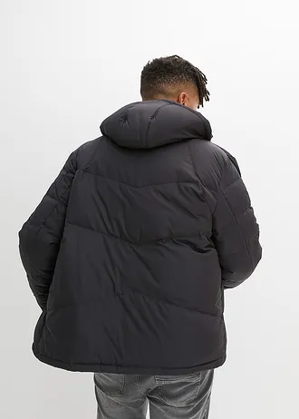 waterafstotend echt donsjack met Bionic-coating • zwart plus size • bonprix online shop