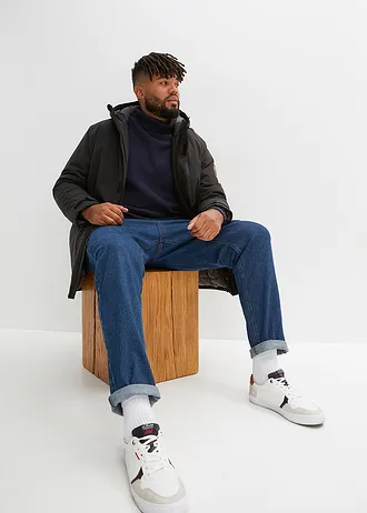 Nepromokavá funkční parka s prošívanou podšívkou, barva: černá