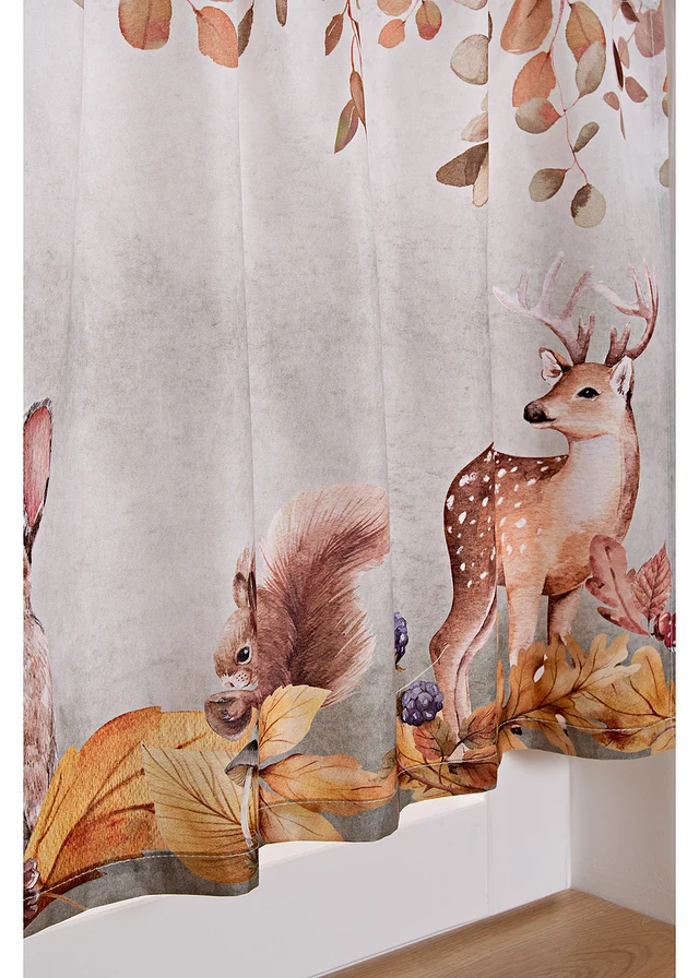 Brise-bise avec animaux imprimés • gris/marron/jaune foncé • product-page.page-title-suffix