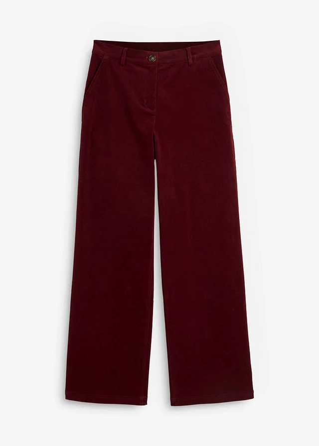Pantalon en velours côtelé extensible