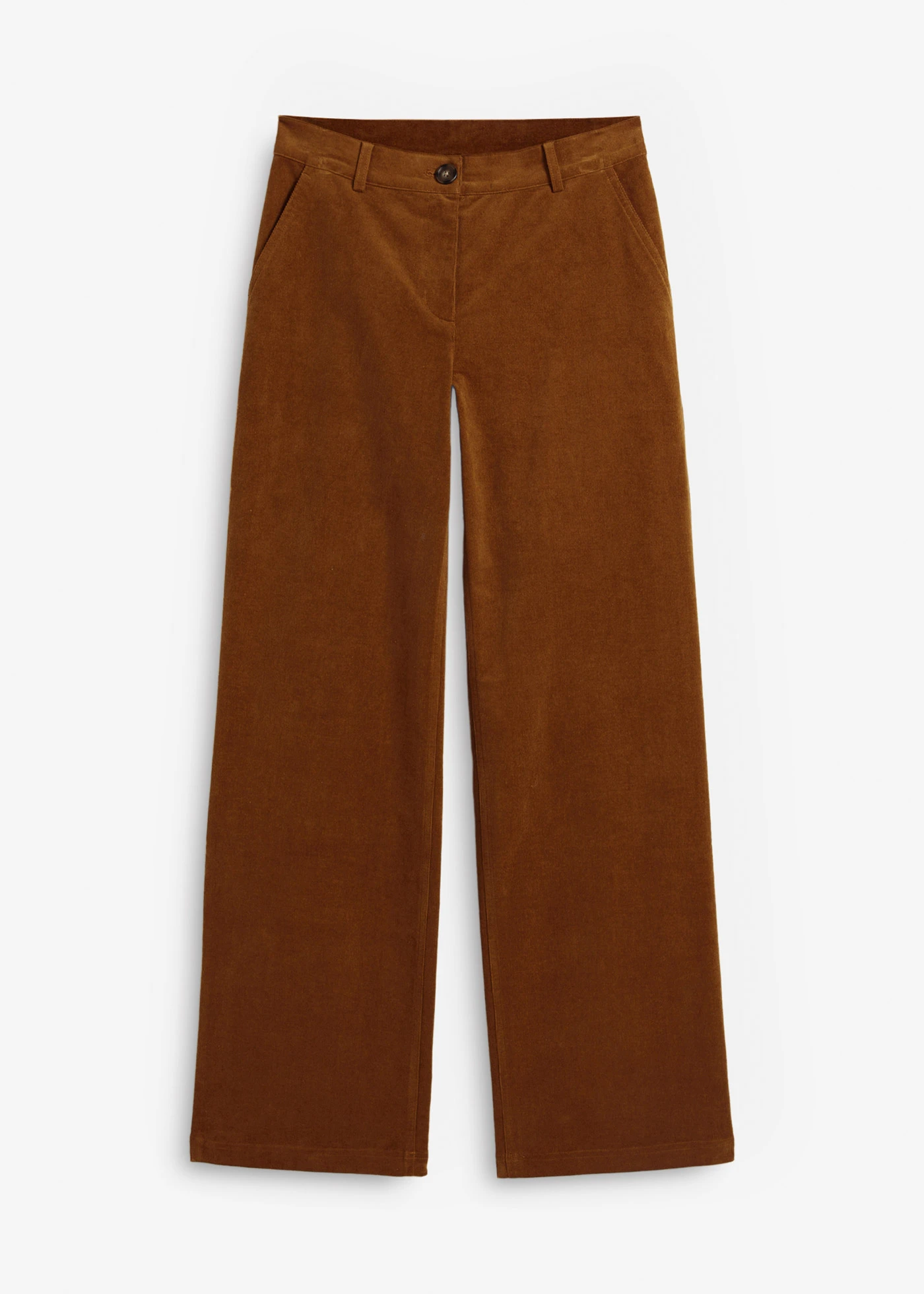 Corduroy broek van een elastische katoenmix • cognac • bonprix online shop