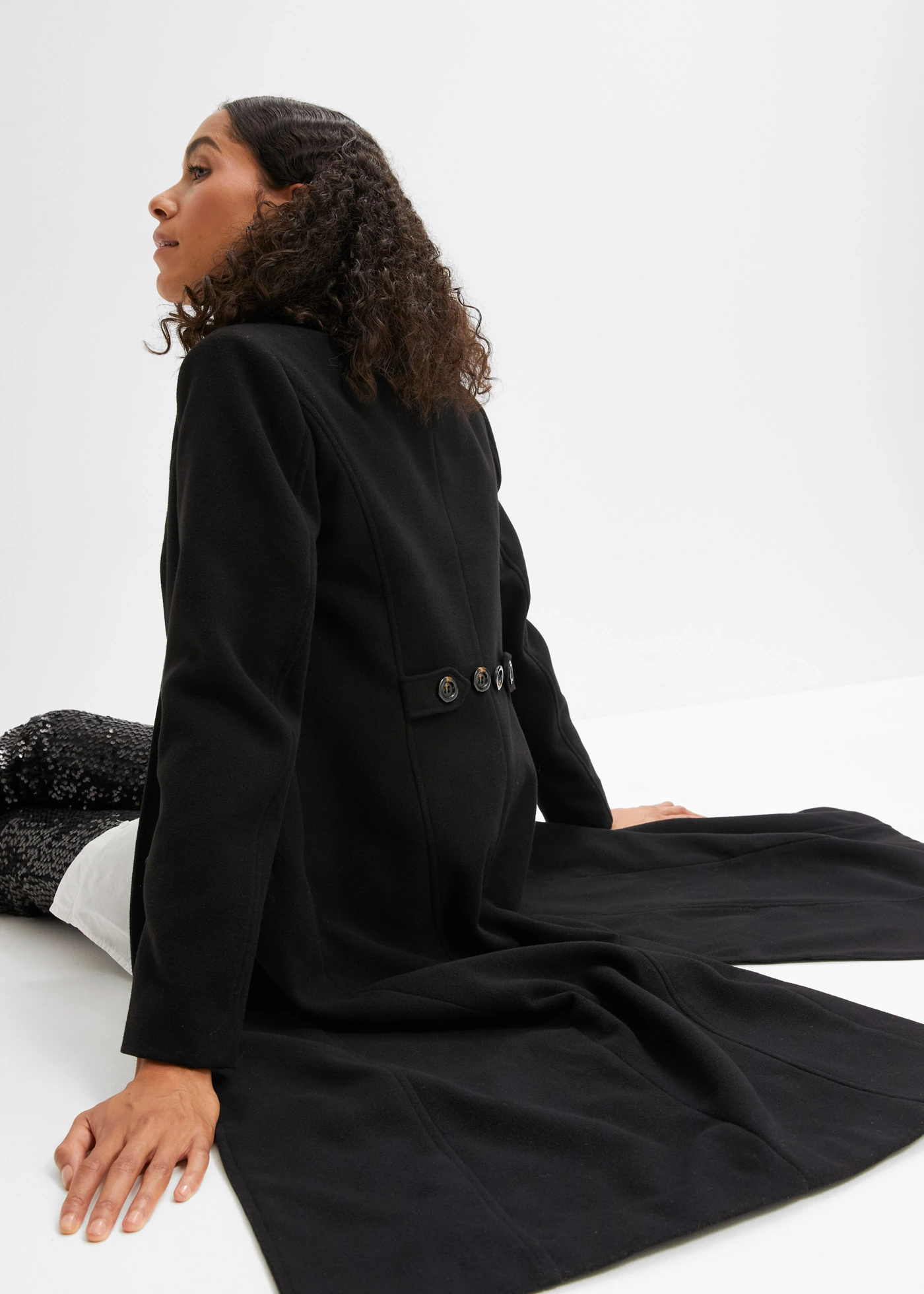 Manteau long • noir • Boutique bonprix