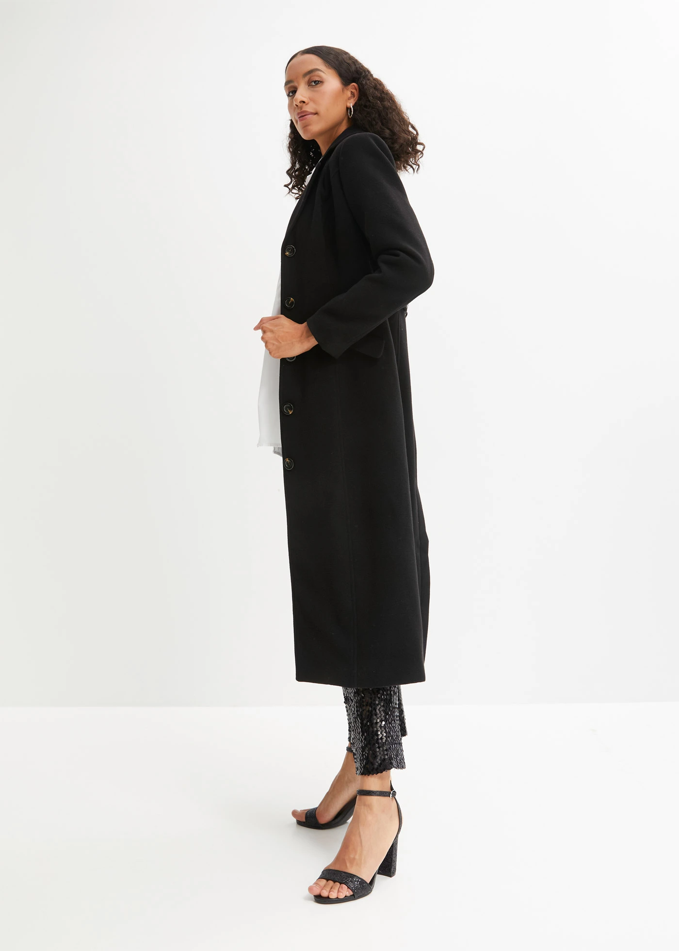 Manteau long • noir • Boutique bonprix