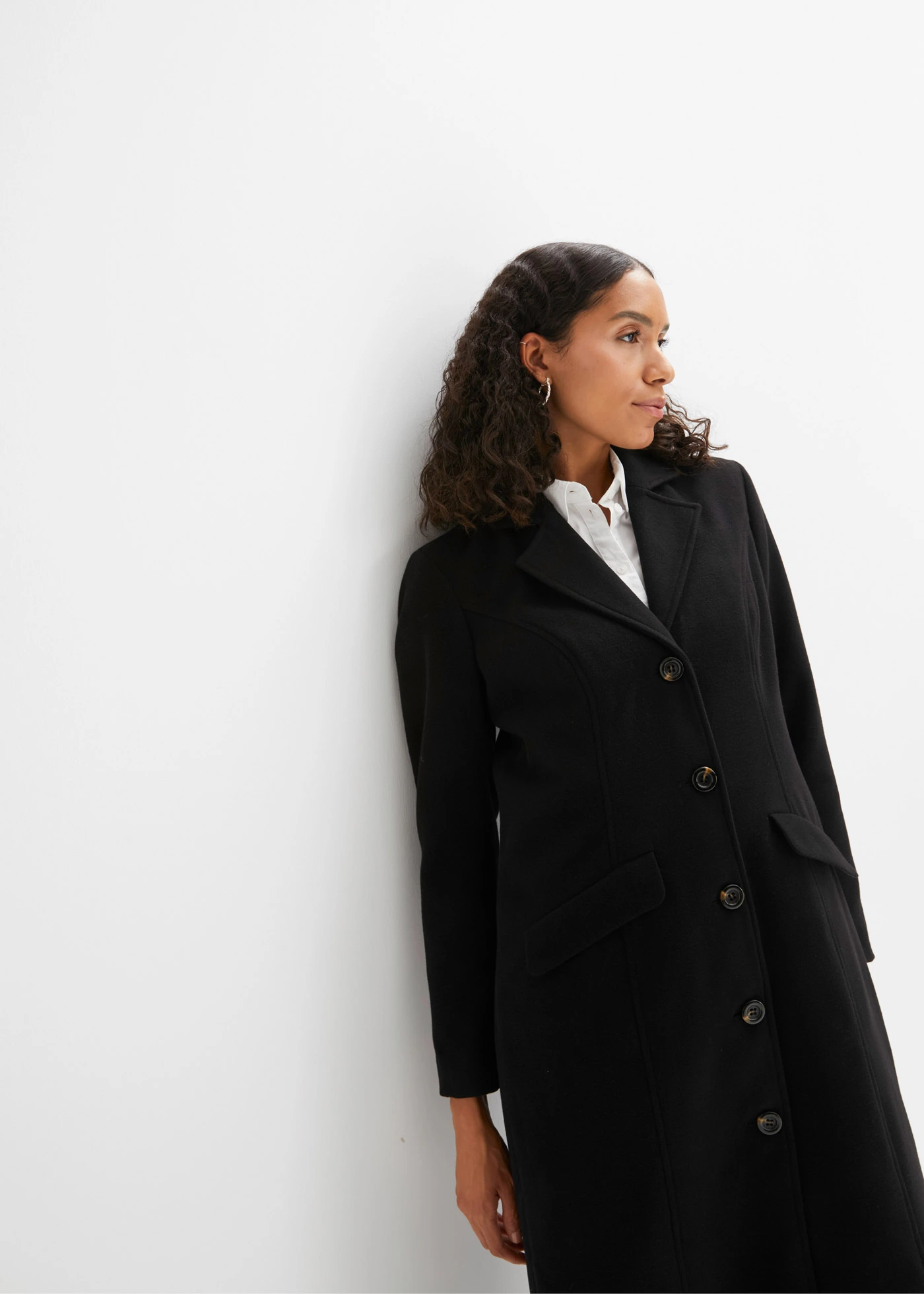 Manteau long • noir • Boutique bonprix