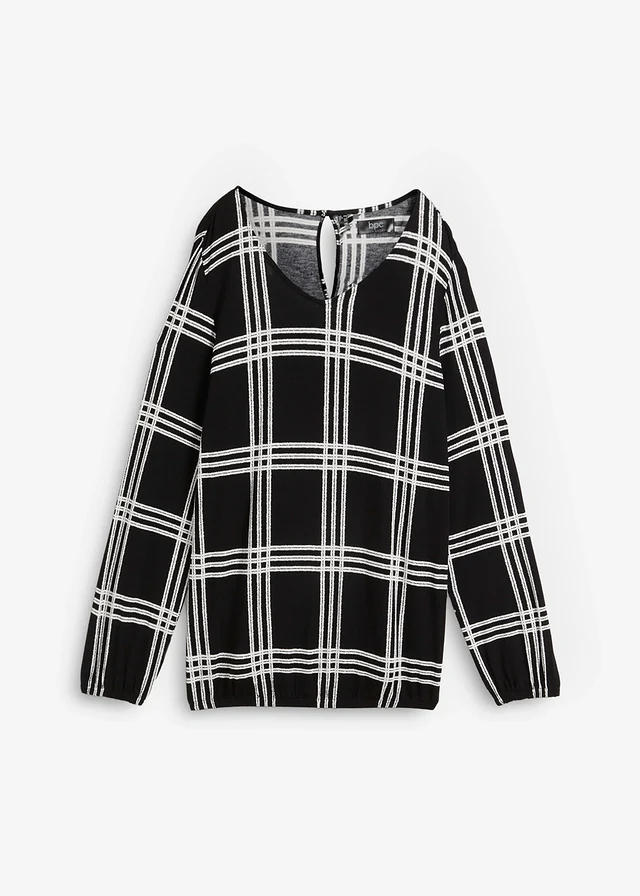 Longsleeve met elastische onderrand