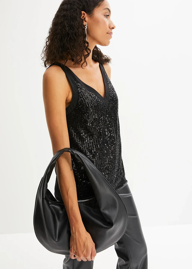 Top, Kleur: zwart