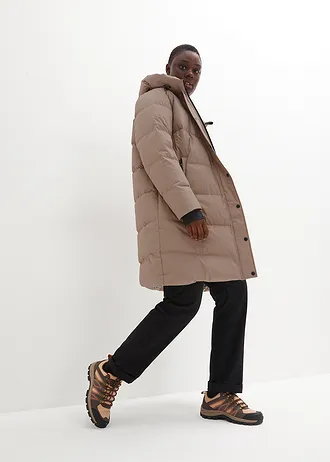 Jean droit taille mi-haute, extensible, Couleur: noir twill