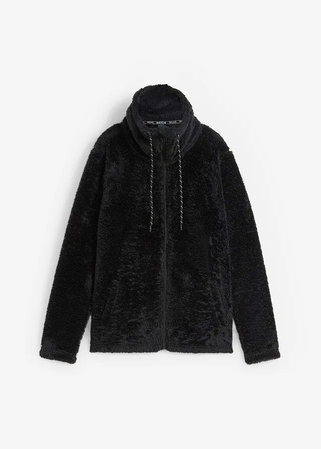 Jachetă teddy-fleece