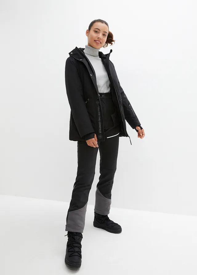 Pantalon technique en softshell extensible et déperlant • noir • product-page.page-title-suffix