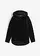 Pull long en polaire douce, oversize, Couleur: noir
