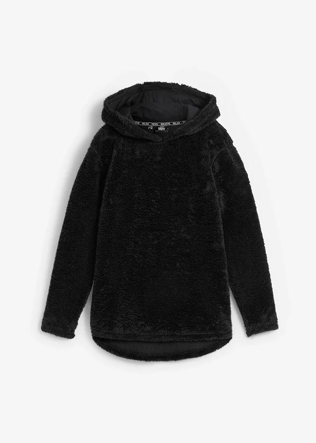 Pull long en polaire douce, oversize