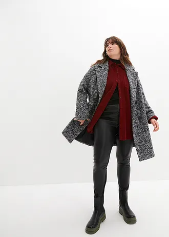 Corduroy overhemd van katoen, Kleur: kastanjerood