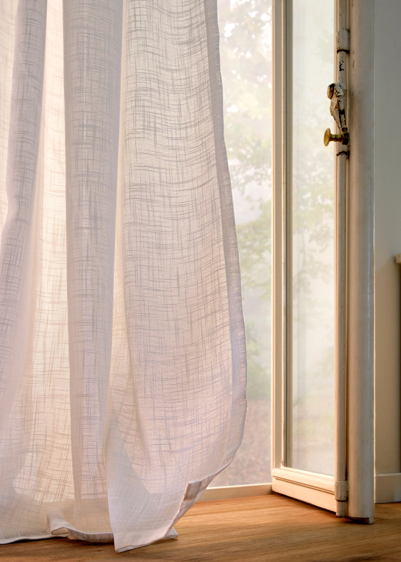 Lot de 2 rideaux texturés • blanc • Boutique bonprix