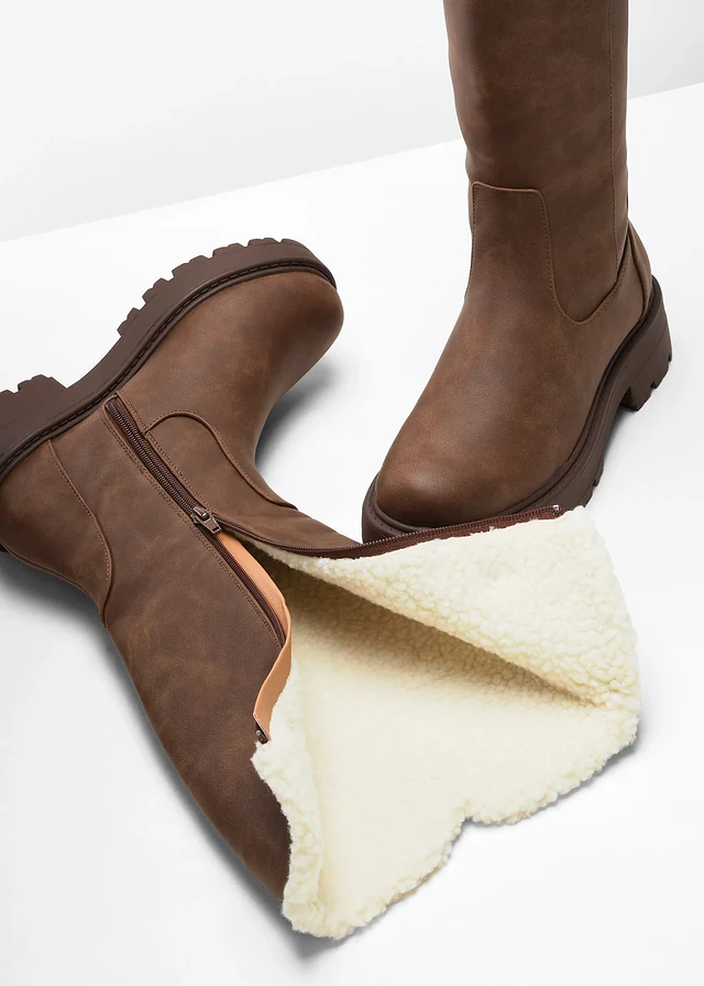 Laarzen, Kleur: donkerbruin