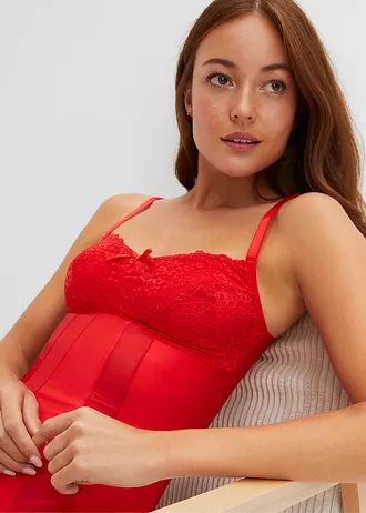 Corrigerende body, medium corrigerend, Kleur: dieprood