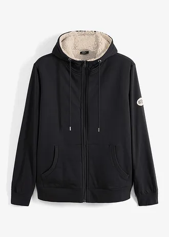 Sweat zippé doublé sherpa