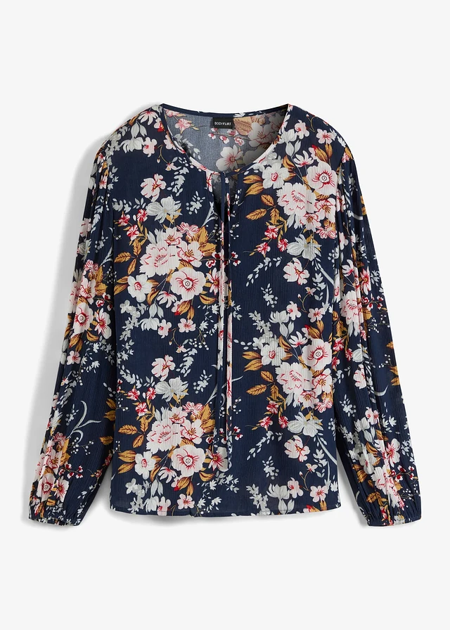 Gedessineerde blouse van viscose
