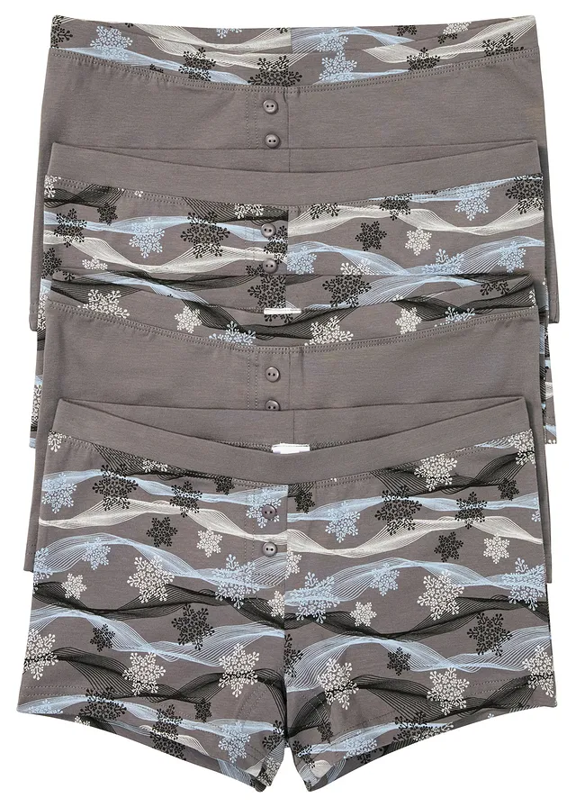 Chiloţi boxer cu bumbac bio (4perechi)