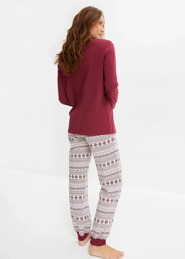 Pyjama, Couleur: rouge érable