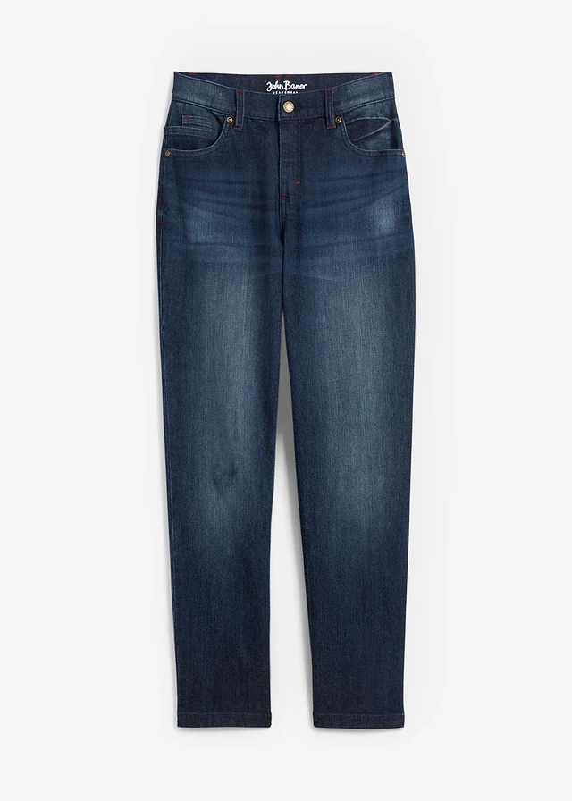 Jongens stretch jeans, loose fit, straight