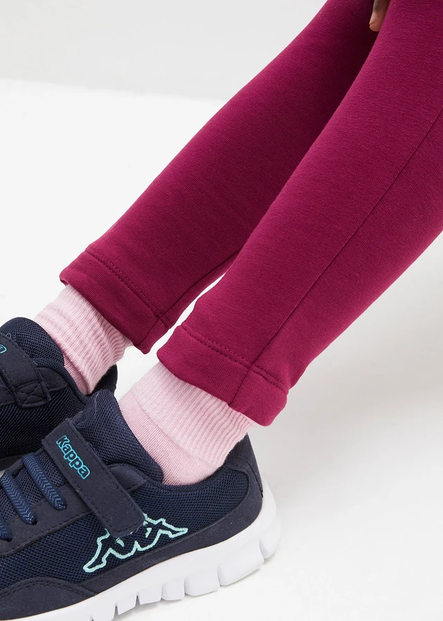 Legging thermique en coton extensible • prune • product-page.page-title-suffix
