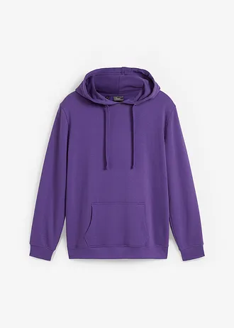 Sweat à capuche en tissu éponge doux • violet • Boutique bonprix