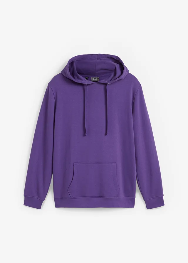 Sweat à capuche en tissu éponge doux • violet • Boutique bonprix
